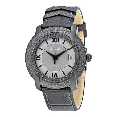 versace dv 25 grey dial unisex watch|DV One Automatic Diamond Watch .